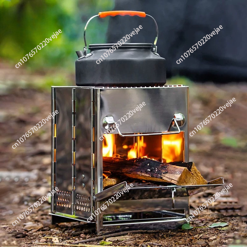 Outdoor Camping Stove Wood - 현대적인 디자인의 나무를 태워 사용하는 난로,