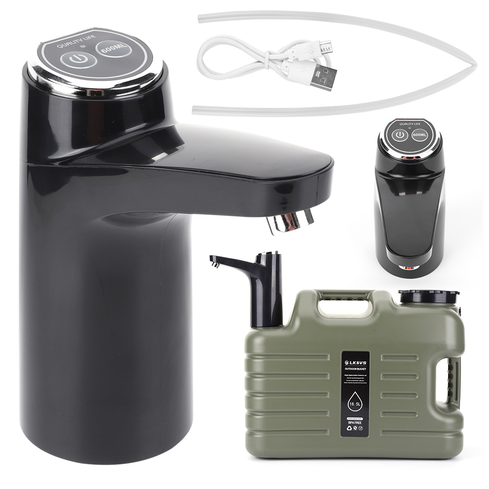 Outdoor Camping Bin - 11L 야외 물통 수도꼭지와 대용량 캠핑