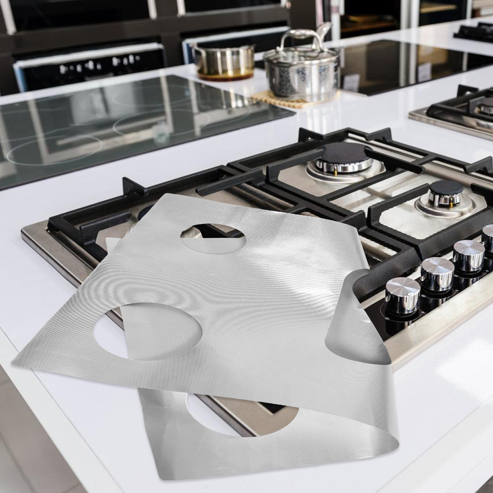 Outdoor Gas Stove - 내열성 가스레인지 버너 덮개, 눌어붙지 않는