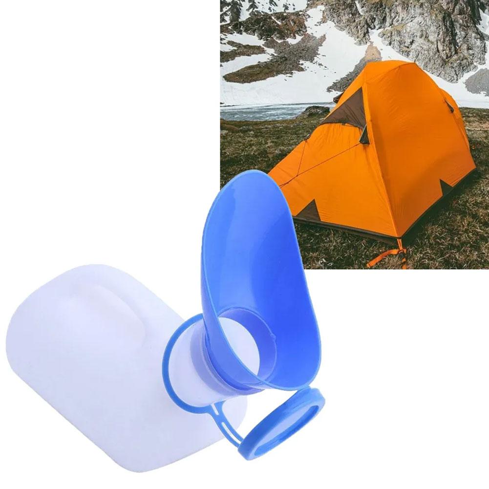 Outdoor Camping Urinal - 1000ml 휴대용 플라스틱 이동식 소변기 -