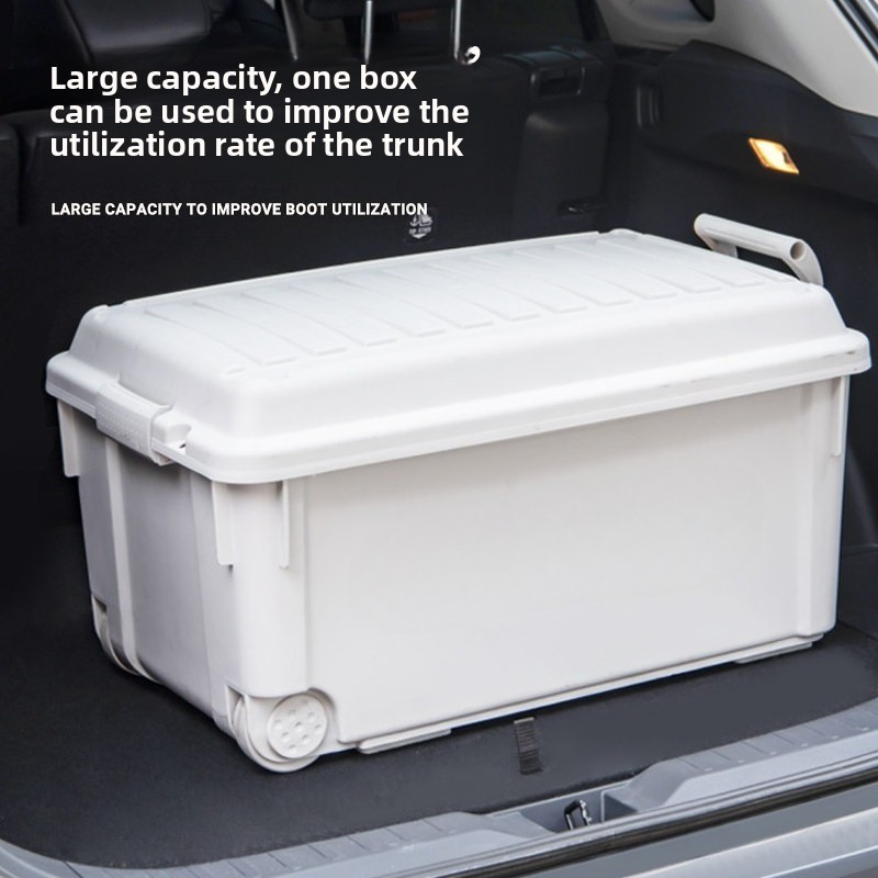 Outdoor Camping Bin - 야외 캠핑 보관함, 플라스틱 캠핑 정리함,