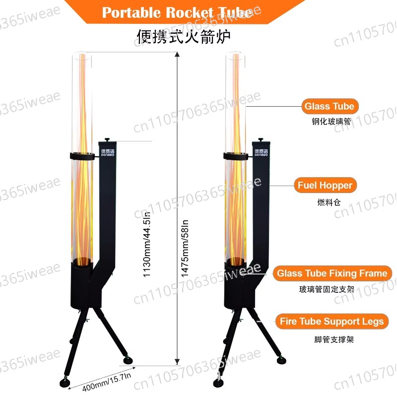 Outdoor Camping Stove Wood - 야외 캠핑용, 겨울용 펠릿 난로, 수직형