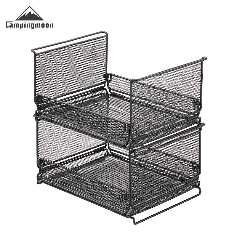 Outdoor Camping Folding Storage Box - CAMPINGMOON CK-23BK 접이식 하프바 수납망 케이지