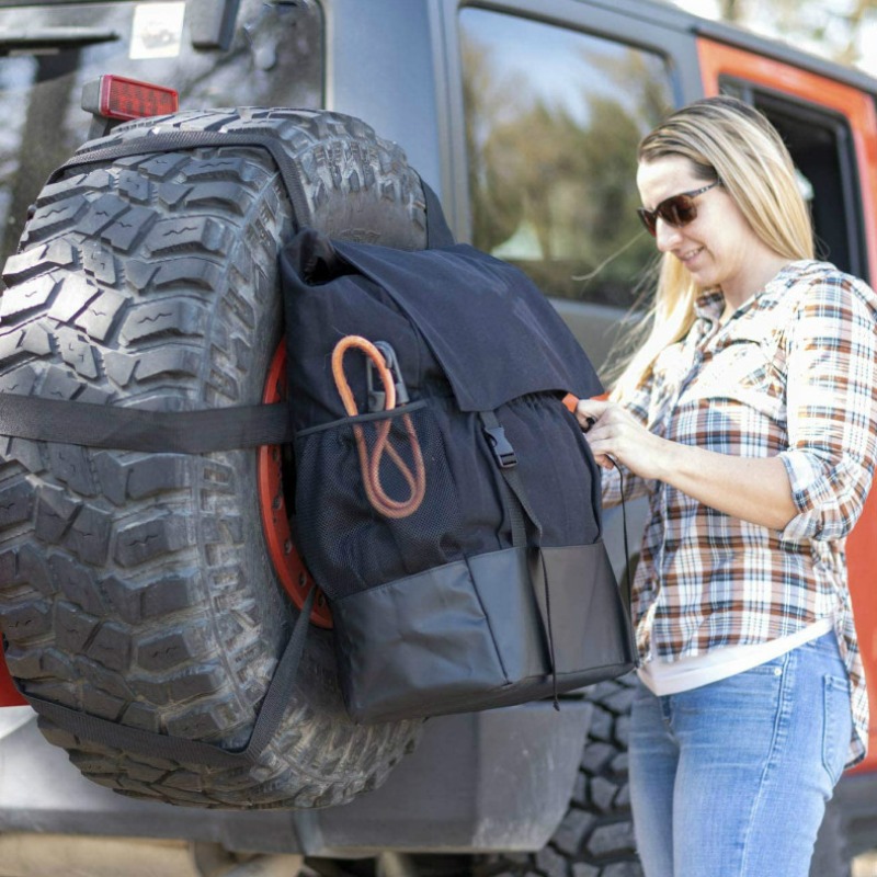 Outdoor Camping Bin - 자동차 스페어 타이어 보관 쓰레기 봉투