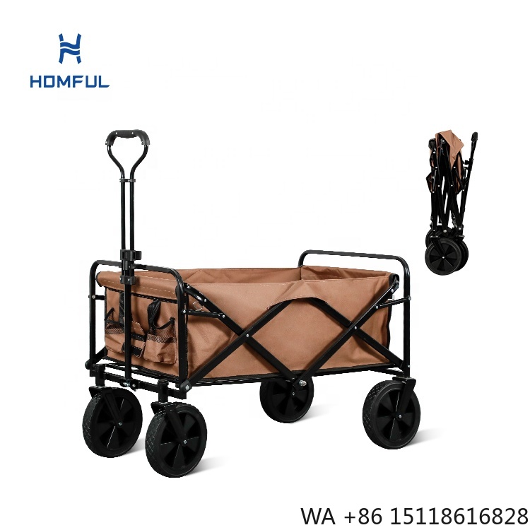 Outdoor Camping And Fishing - HOMFUL 낚시용 볼러바겐 접이식 캠핑 트롤리
