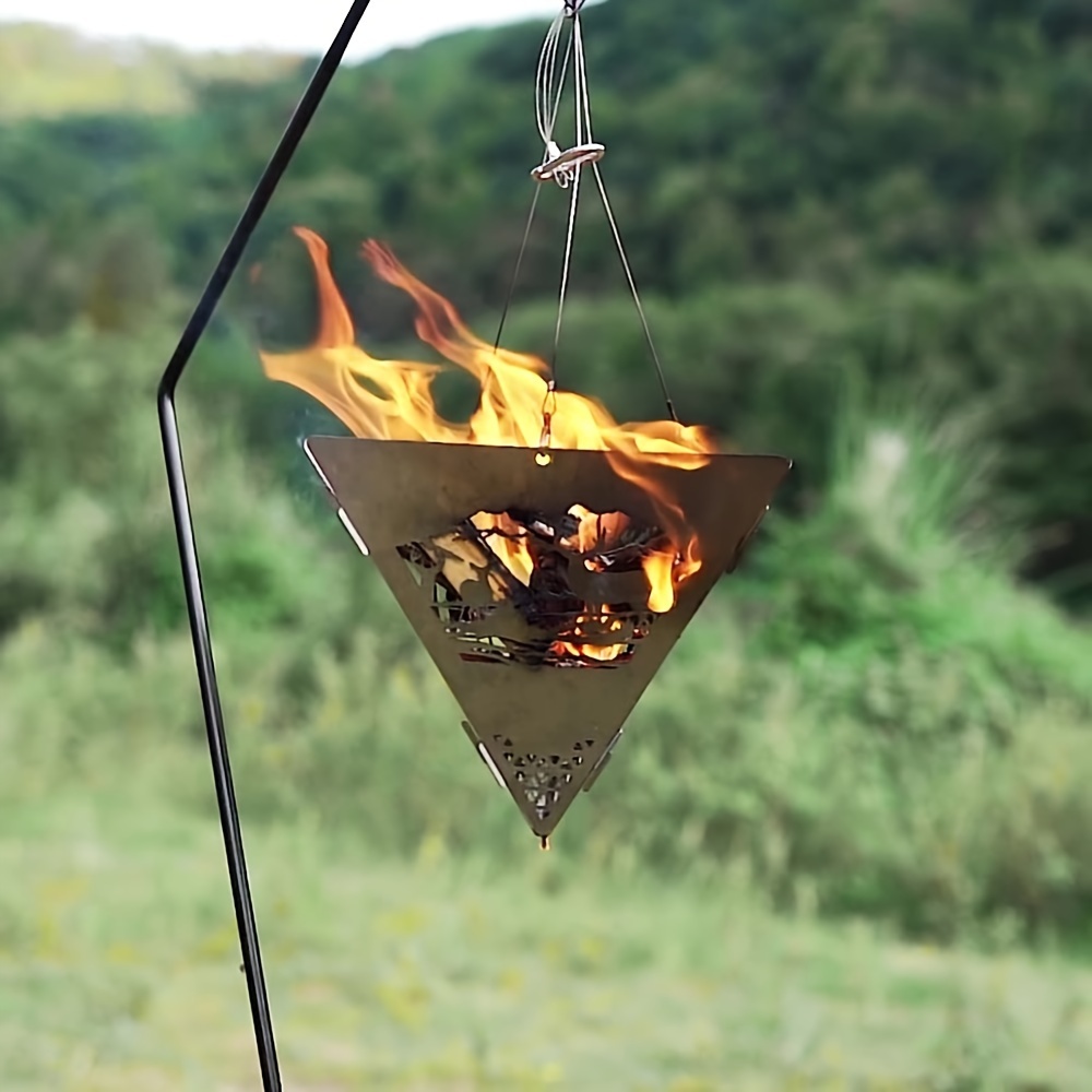 Outdoor Camping Stove Wood - 야외 캠핑 바베큐 그릴 행거, 피크닉