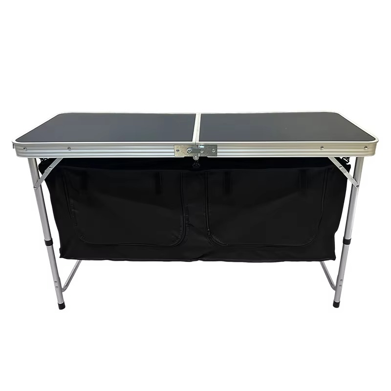 Outdoor Camping Folding Storage Box - 휴대용 알루미늄 합금 접이식 캠핑 키친