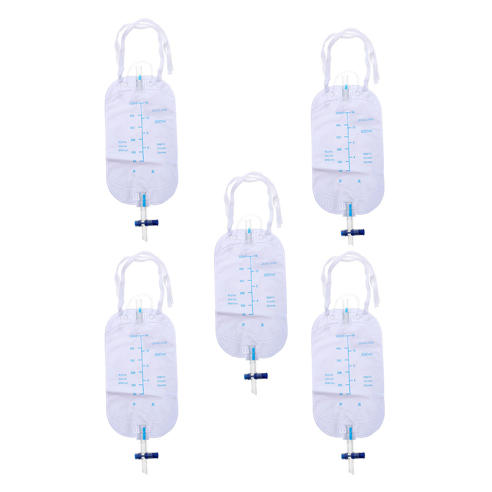 Outdoor Camping Urinal - 5개입 긴 카테터 소변 수집기 일회용