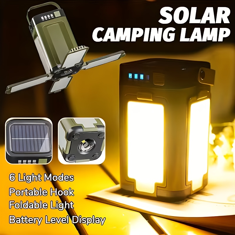 태양광 야외 휴대용 캠핑 조명, 태양열 충전 접이식 2 - Outdoor Camping Lights 리뷰 및 가격
