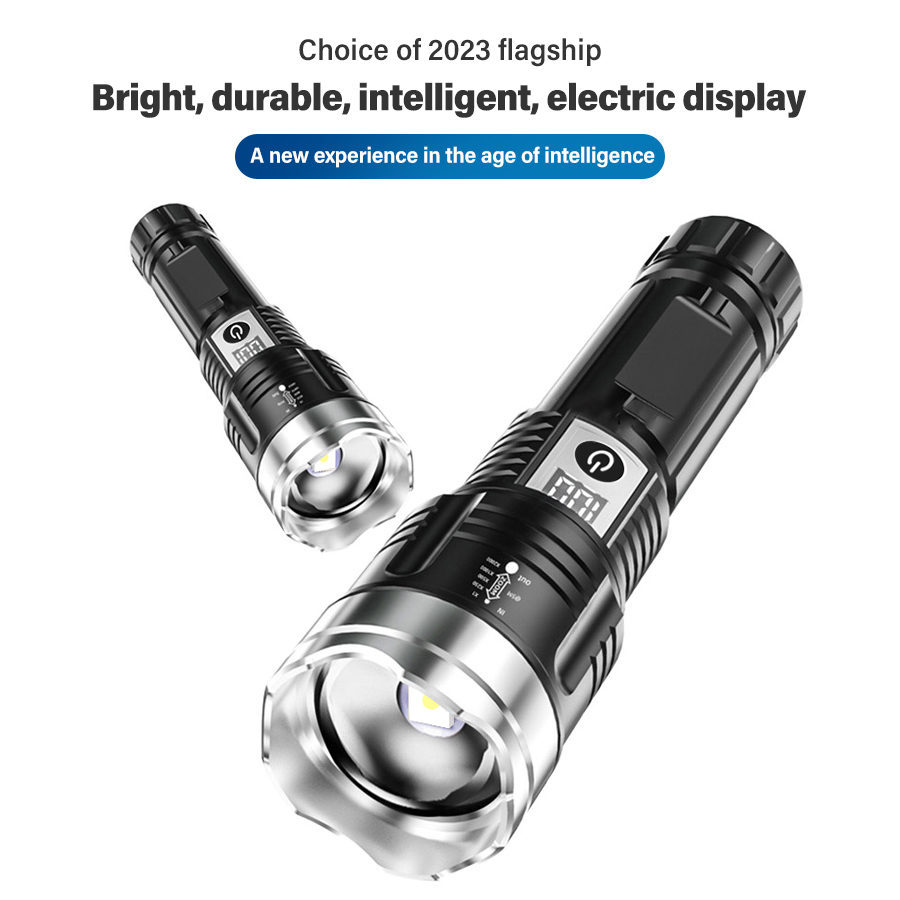 고출력 200000LM LED 손전등 내장 배터리 타입 - Outdoor Camping Lights 리뷰 및 가격