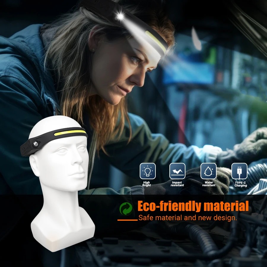 충전식 헤드램프 350 루멘 모션 센서 LED 헤드라이 - Outdoor Camping And Fishing 리뷰 및 가격