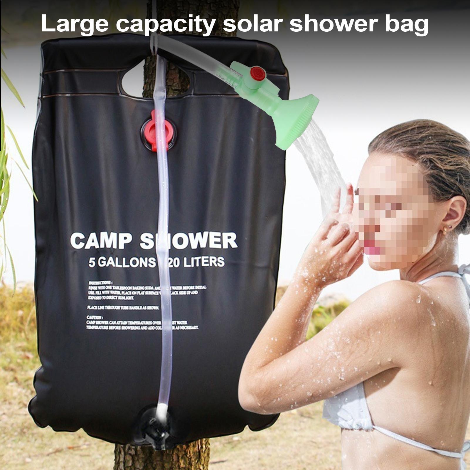 야외 샤워백 캠핑용 물주머니 태양열 온수기 캠핑 장비  - Outdoor Camping Hot Water Heater 리뷰 및 가격