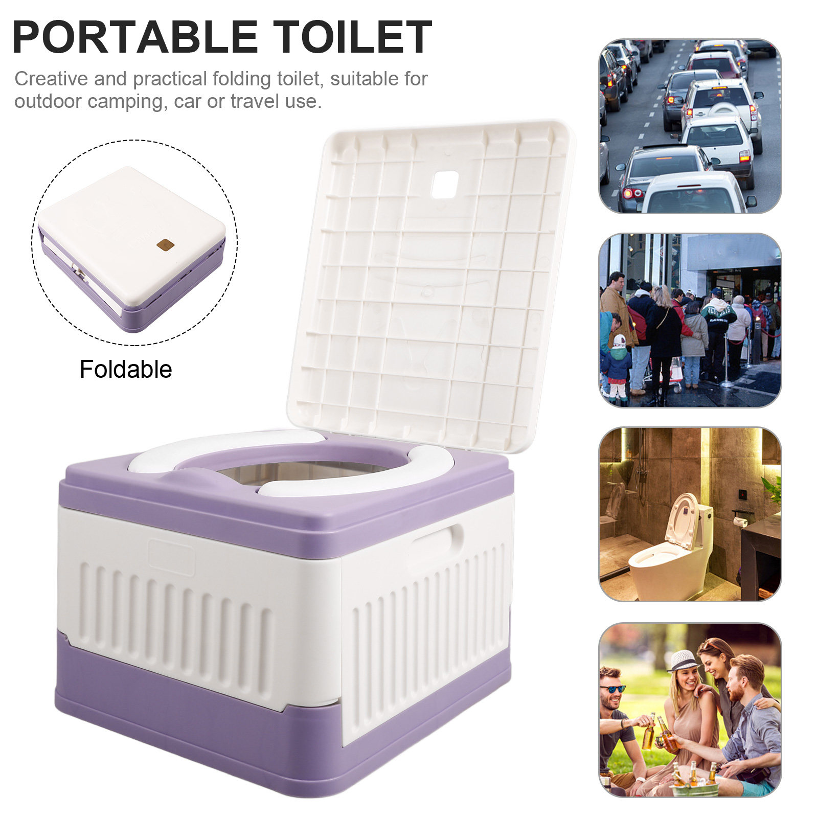 캠핑용 휴대용 접이식 변기, 야외용, 여행용, 비상용, - Outdoor Camping Urinal 리뷰 및 가격
