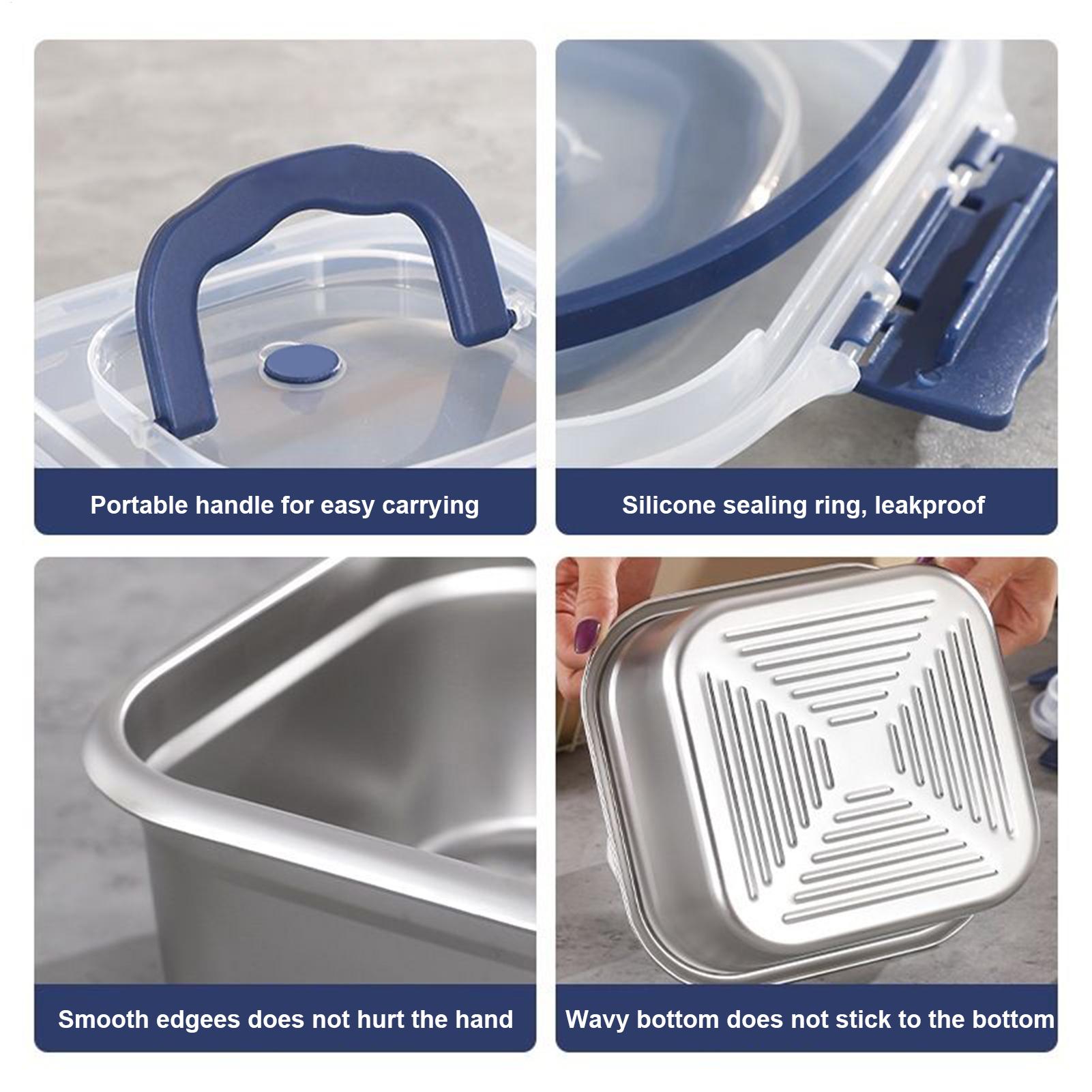 스테인레스 도시락 상자 스테인레스 스틸 과일 용기 캠핑 - Outdoor Camping Bin 리뷰 및 가격