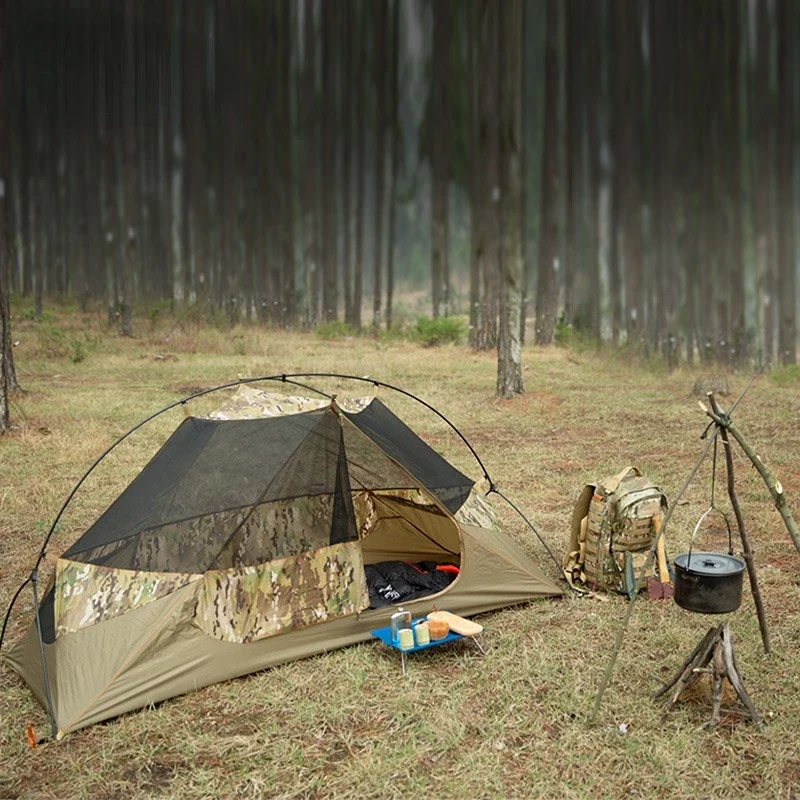 1인용 전술 텐트 - 방수 및 자외선 차단, 솔로 모험 - Outdoor Camping Solo 리뷰 및 가격