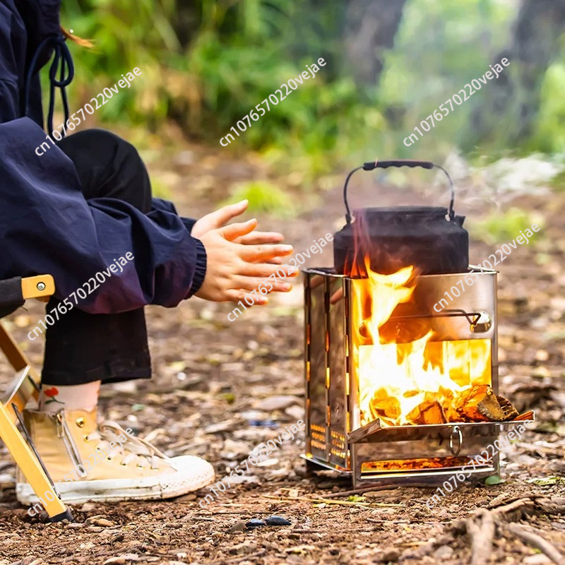 현대적인 디자인의 나무를 태워 사용하는 난로, 휴대용  - Outdoor Camping Stove Wood 리뷰 및 가격