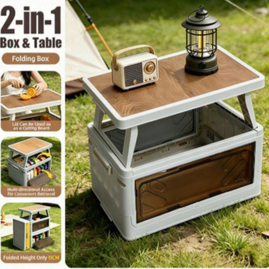 다기능 야외 캠핑 수납 박스(리프트탑 테이블 포함),  - Outdoor Camping Bin 리뷰 및 가격