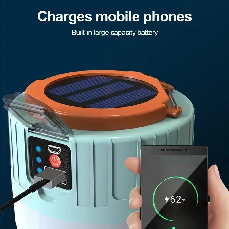 태양열 캠핑 랜턴 충전식 LED 휴대용 작업등 리모컨  - Outdoor Camping And Fishing 리뷰 및 가격