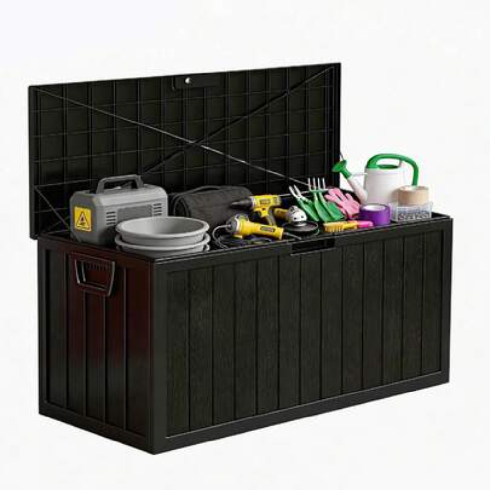 75갤런 야외 보관함 방수 헤비듀티 데크 박스 파티오  - Outdoor Camping Bin 리뷰 및 가격