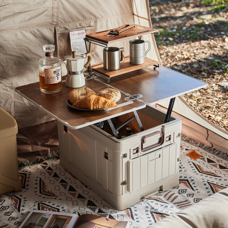 다용도 접이식 수납 상자, 평평하게 펼쳐서 사용할 수  - Outdoor Camping Bin 리뷰 및 가격