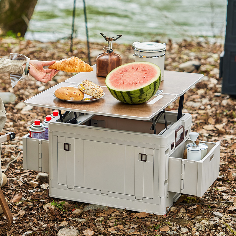 다용도 접이식 수납 상자, 평평하게 펼쳐서 사용할 수  - Outdoor Camping Bin 리뷰 및 가격