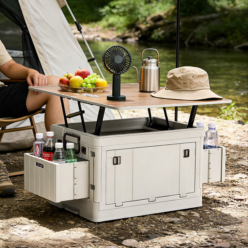 다용도 접이식 수납 상자, 평평하게 펼쳐서 사용할 수  - Outdoor Camping Bin 리뷰 및 가격