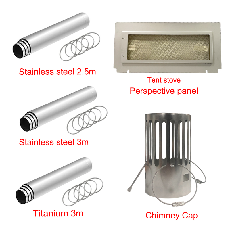 캠핑용 나무 난로 굴뚝 캡 62mm 스테인리스 스틸 스 - Outdoor Camping Stove Wood 리뷰 및 가격