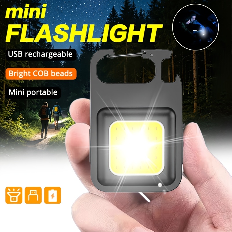 휴대용 키체인 라이트 미니 다기능 캠핑 손전등 USB  - Outdoor Camping Lights 리뷰 및 가격