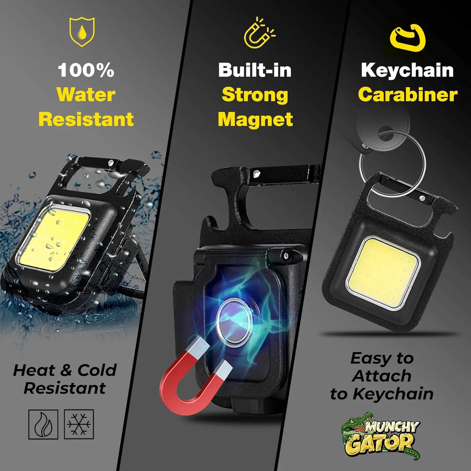 휴대용 키체인 라이트 미니 다기능 캠핑 손전등 USB  - Outdoor Camping Lights 리뷰 및 가격