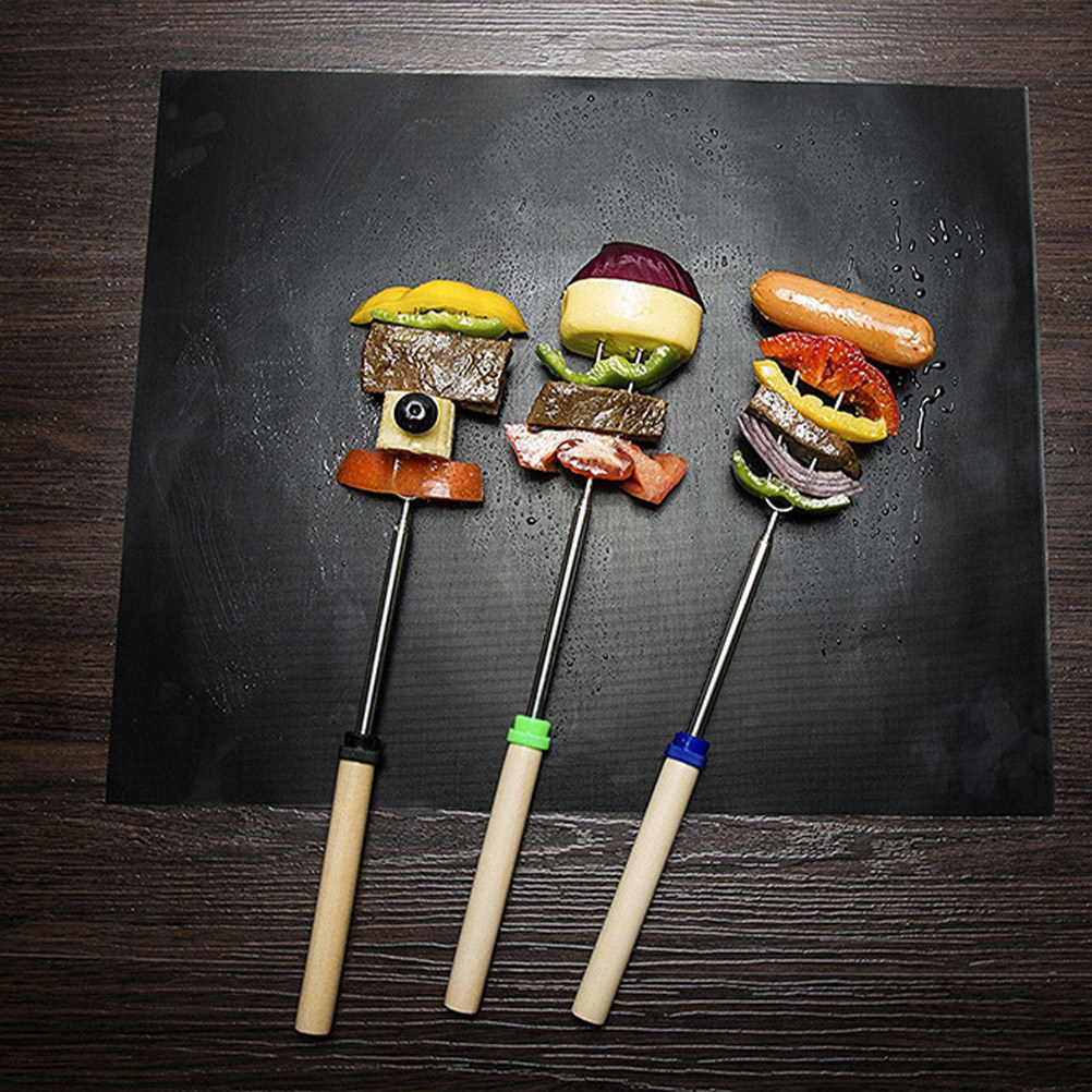 3Pcs 내열성 논스틱 바베큐 그릴 매트 가스 그릴 오 - Outdoor Gas Stove 리뷰 및 가격