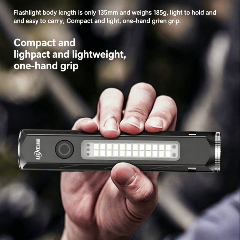 LED 강력한 조명 손전등 Type-C 충전 소형 휴대 - Outdoor Camping And Fishing 리뷰 및 가격