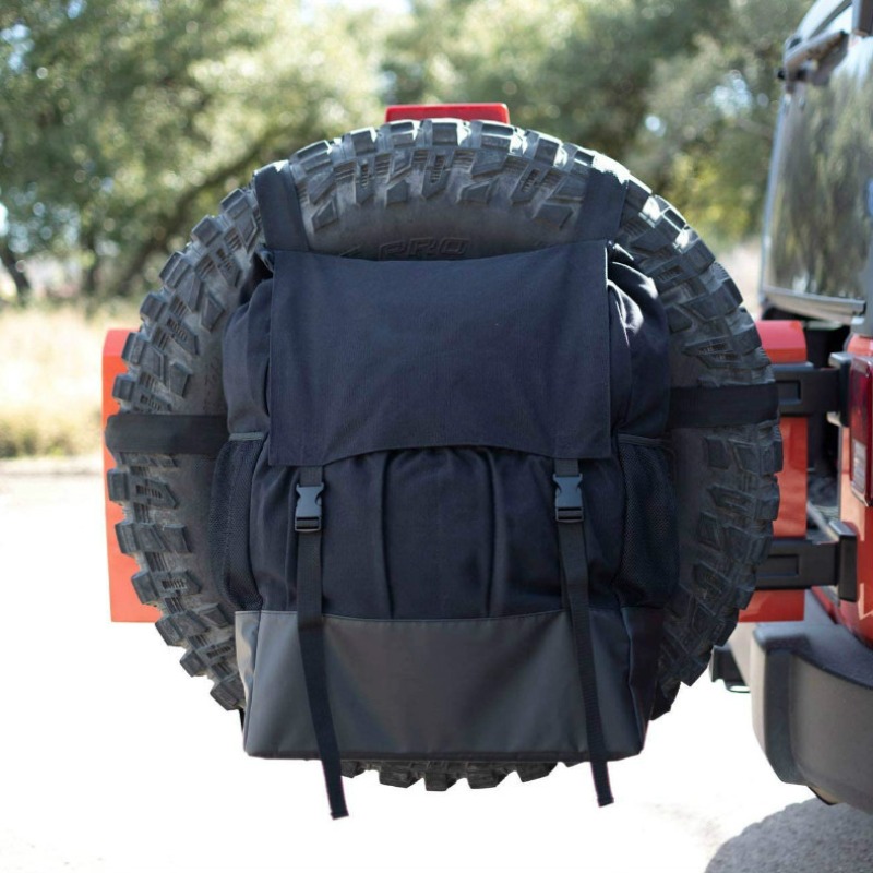 자동차 스페어 타이어 보관 쓰레기 봉투 배낭 오프로드  - Outdoor Camping Bin 리뷰 및 가격