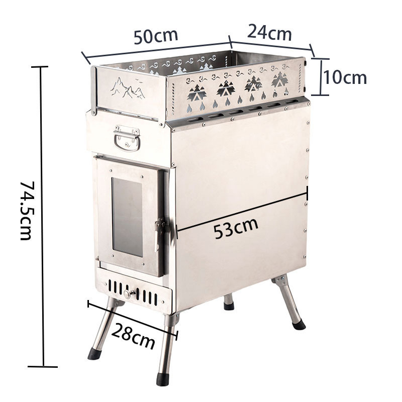 휴대용 사우나 스토브 장작 난로 대형 히터 야외 캠핑  - Outdoor Camping Stove Wood 리뷰 및 가격