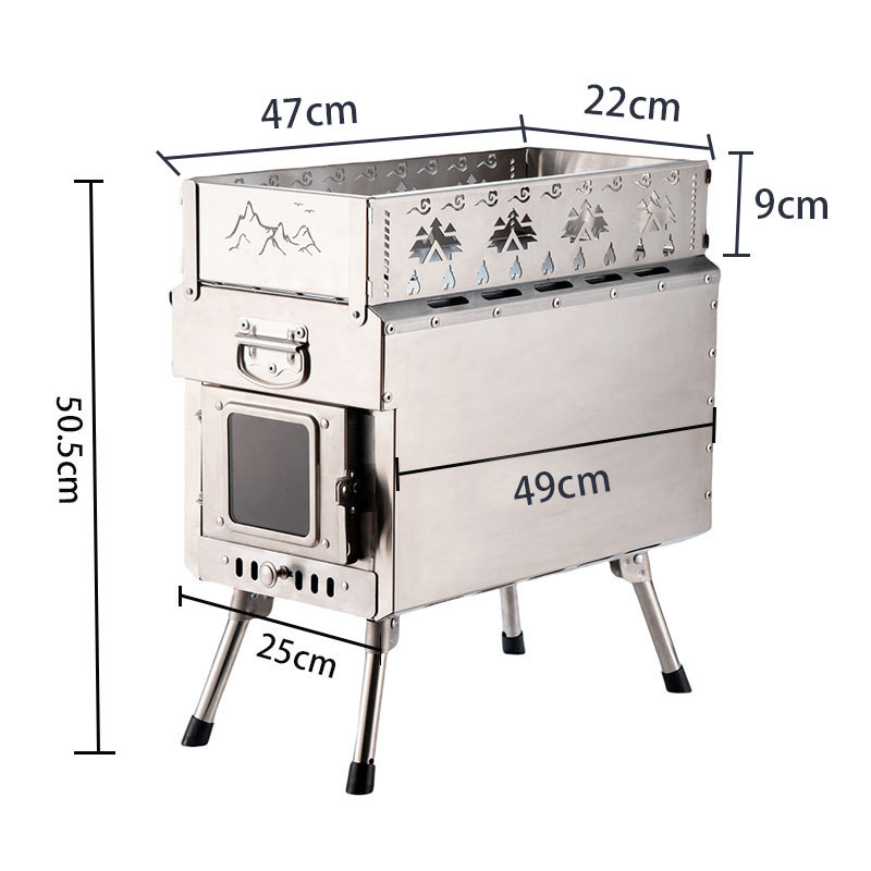 휴대용 사우나 스토브 장작 난로 대형 히터 야외 캠핑  - Outdoor Camping Stove Wood 리뷰 및 가격