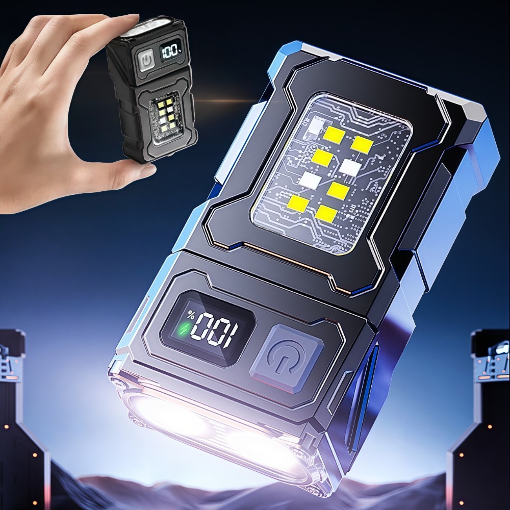 충전식 미니 LED 손전등 마그네틱 클립형 작업등 키체 - Outdoor Camping Lights 리뷰 및 가격