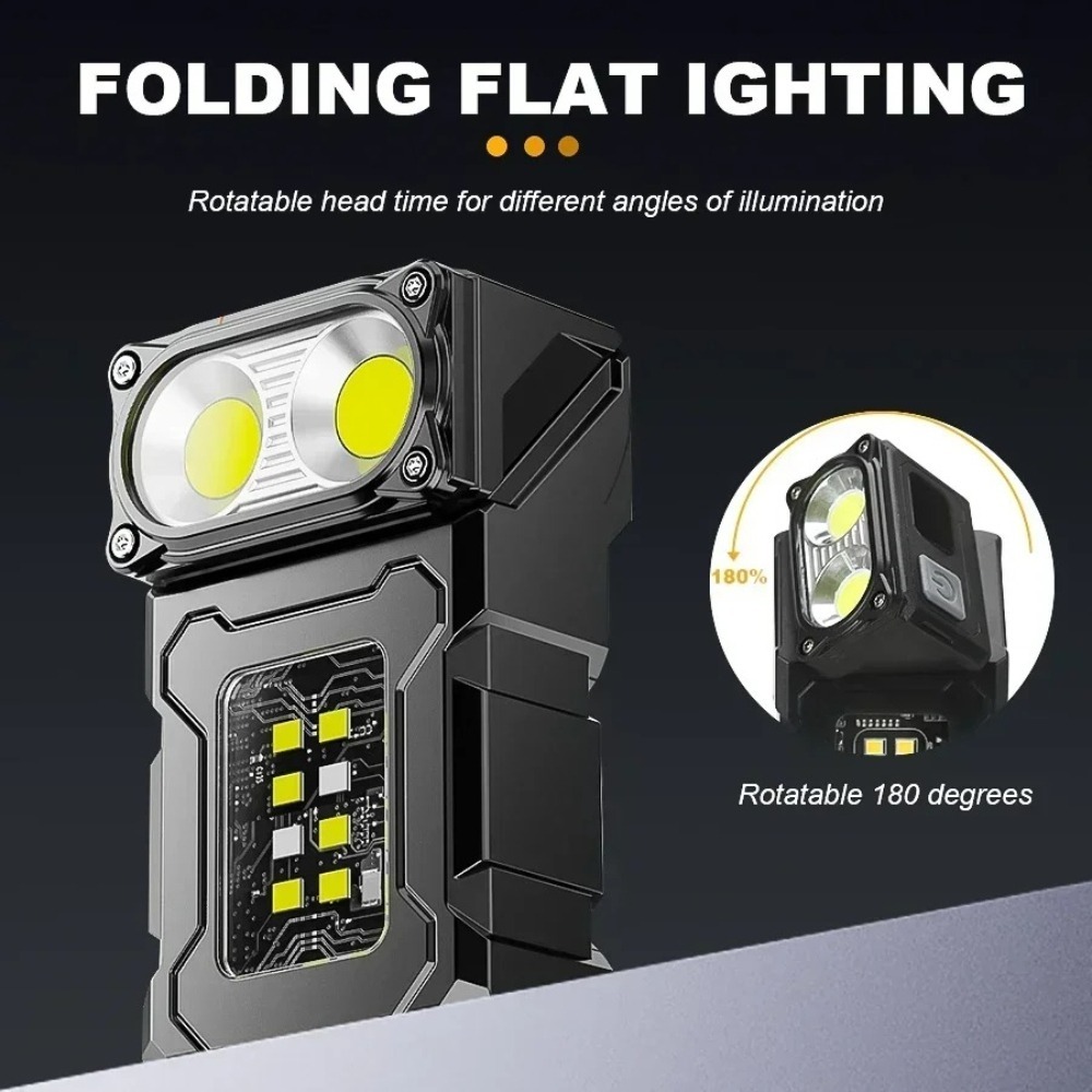 충전식 미니 LED 손전등 마그네틱 클립형 작업등 키체 - Outdoor Camping Lights 리뷰 및 가격