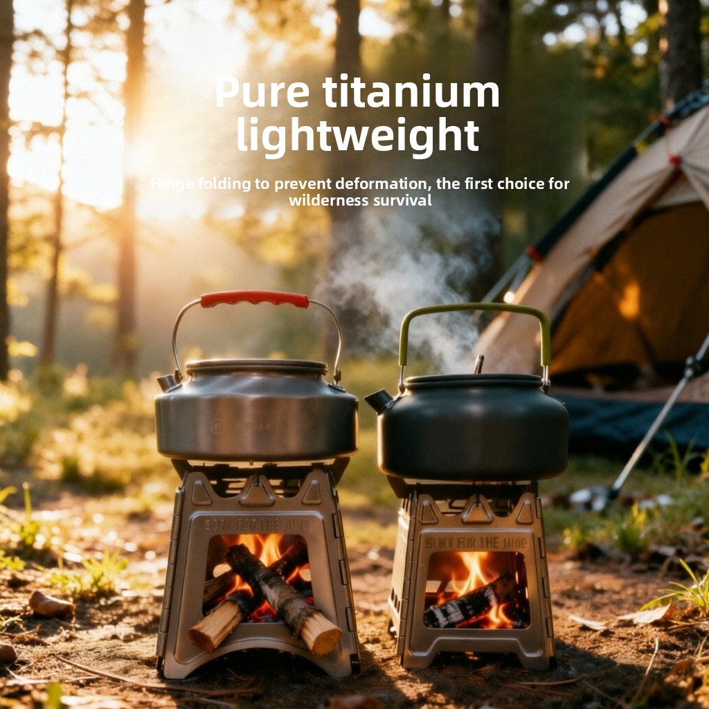 티포지 컴팩트 폴딩 티타늄 나무 난로 (야외 캠핑 요리 - Outdoor Camping Stove Wood 리뷰 및 가격