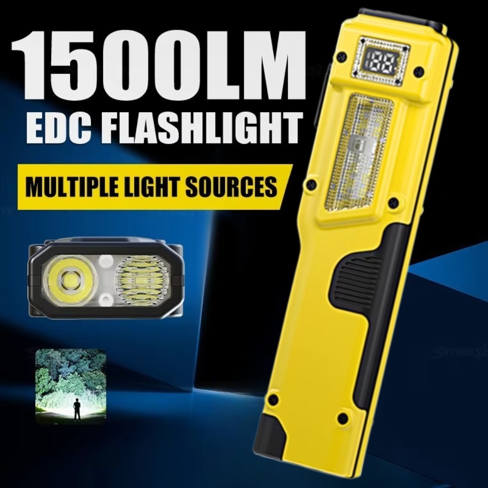 초박형 EDC 충전식 LED 손전등 배터리 디스플레이  - Outdoor Camping Lights 리뷰 및 가격