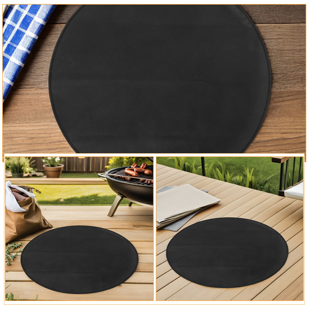 둥근 내화성 바베큐 매트 내열성 화덕 매트 야외 그릴  - Outdoor Gas Stove 리뷰 및 가격