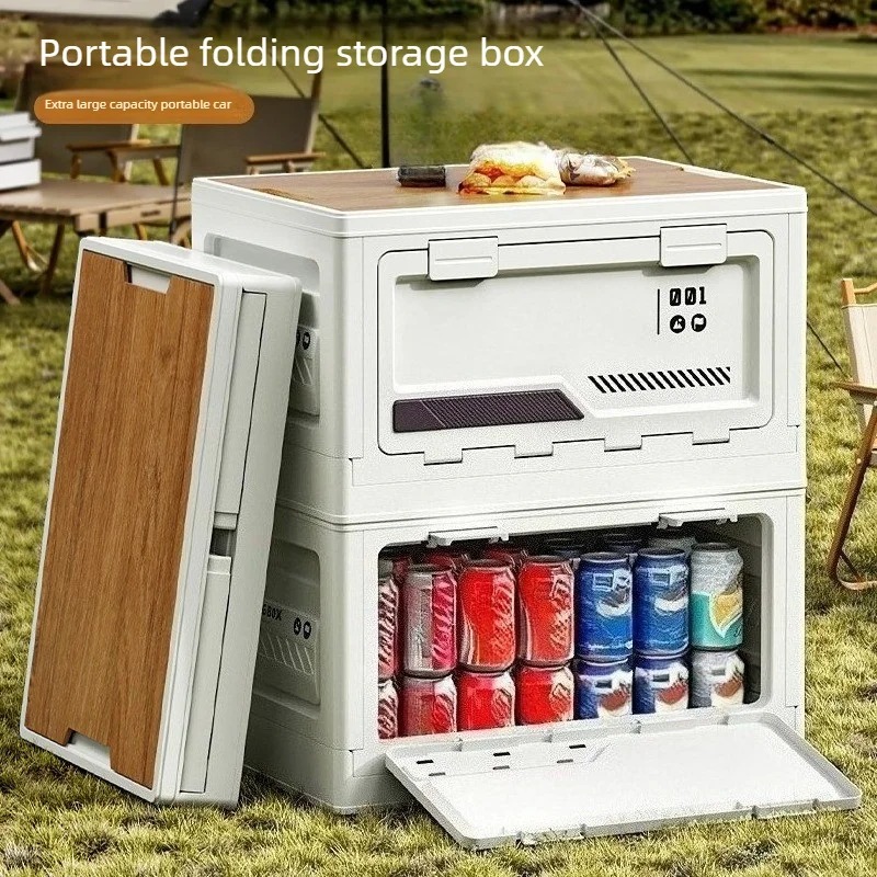자동차 트렁크 나무 뚜껑 야외 캠핑 정리함 수납 상자  - Outdoor Camping Folding Storage Box 리뷰 및 가격