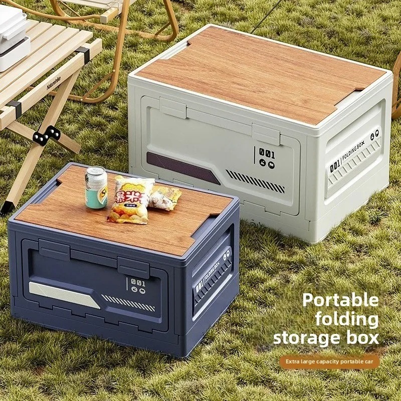 자동차 트렁크 나무 뚜껑 야외 캠핑 정리함 수납 상자  - Outdoor Camping Folding Storage Box 리뷰 및 가격