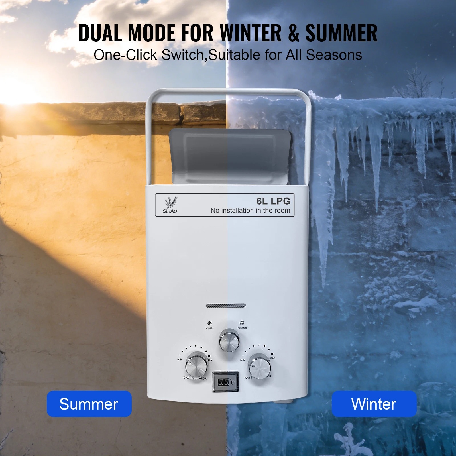 LPG 가스 온수기 | 시하오 6L 휴대용 즉시 가열식 - Outdoor Camping Hot Water Heater 리뷰 및 가격